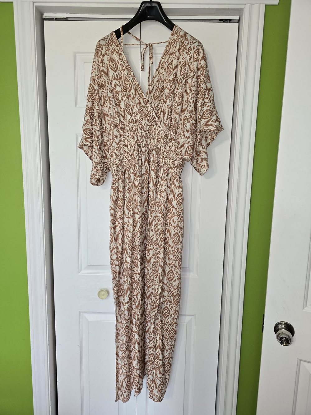 Dex Blush and Cream Printed Maxi Dress - Picture 7 of 7